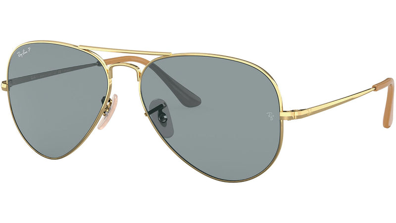 Aviator RB3689 gold blue