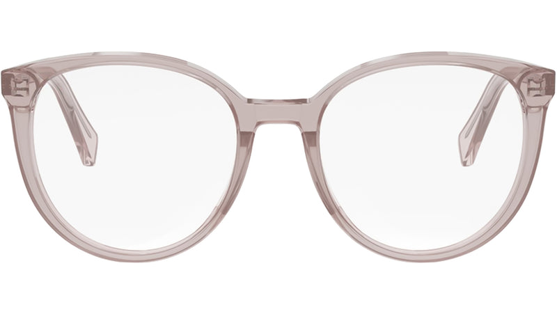 Cat-Eye Pink Round Eyeglasses