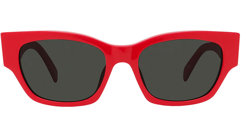 CELINE Monochroms Red Rectangular Sunglasses