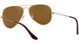 Aviator Classic RB3025 polished gold brown